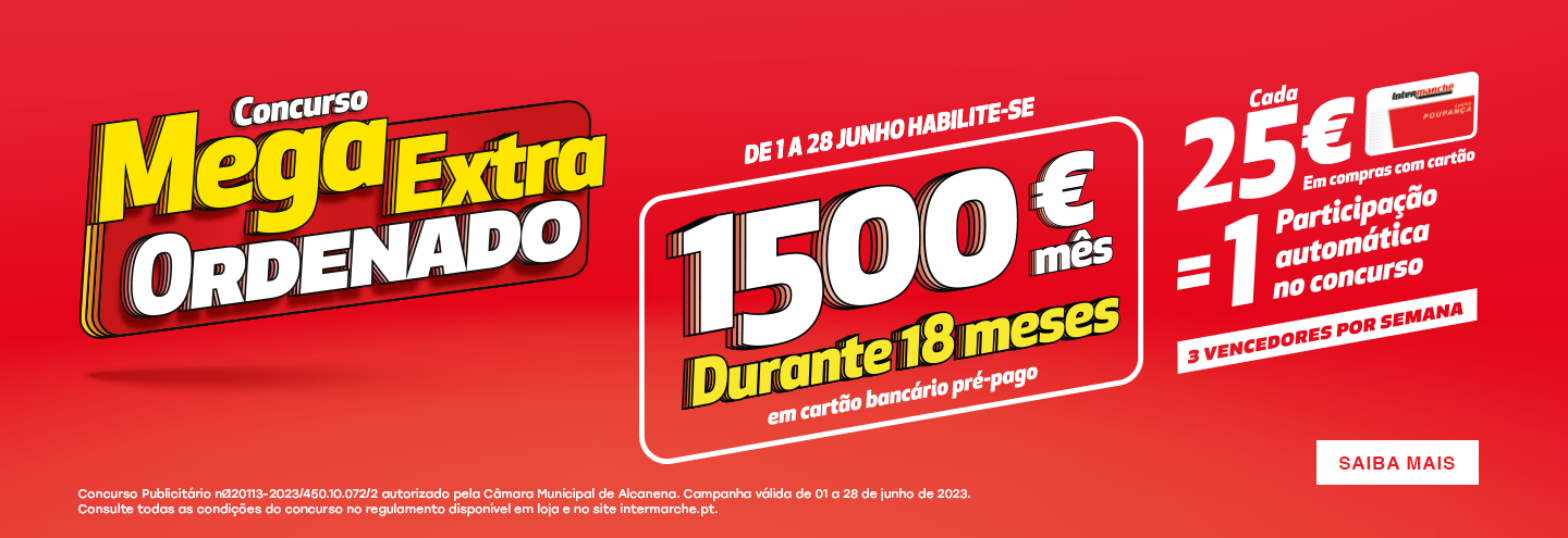 Até 28 de junho: Mega extra ordenado