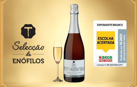 Espumante Branco Bruto como “Escolha Acertada” da DECO Proteste