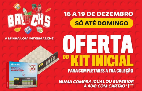 Oferta do KIT INICIAL “A minha loja Intermarché” (base e fachada da loja)