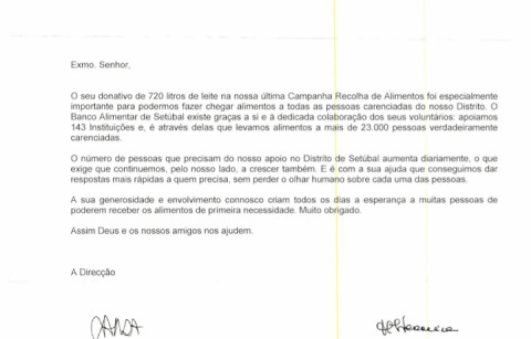 Bancos Alimentares Contra a Fome: 1 848 t de alimentos na Campanha Maio/ Junho de 2017