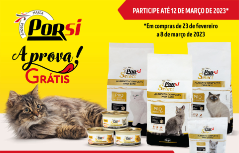 A PROVA GRÁTIS: Reembolso após a compra - Alimentação Gatos