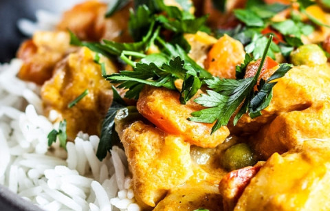 CARIL DE LEGUMES COM ARROZ DE ACELGAS