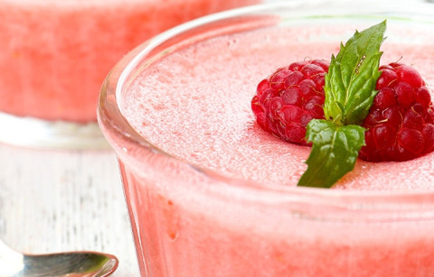 MOUSSE DE MELANCIA COM LEITE CONDENSADO