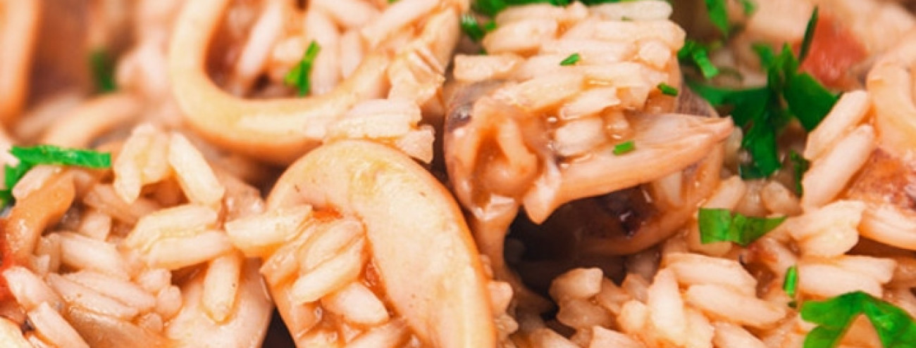 ARROZ DE LULAS E ALHO