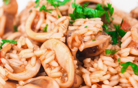 ARROZ DE LULAS E ALHO