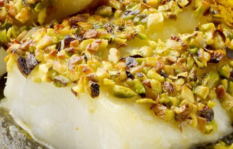 ROBALO COM CROSTA DE PISTACHE