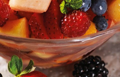 SALADA DE FRUTA COM VINHO DO PORTO