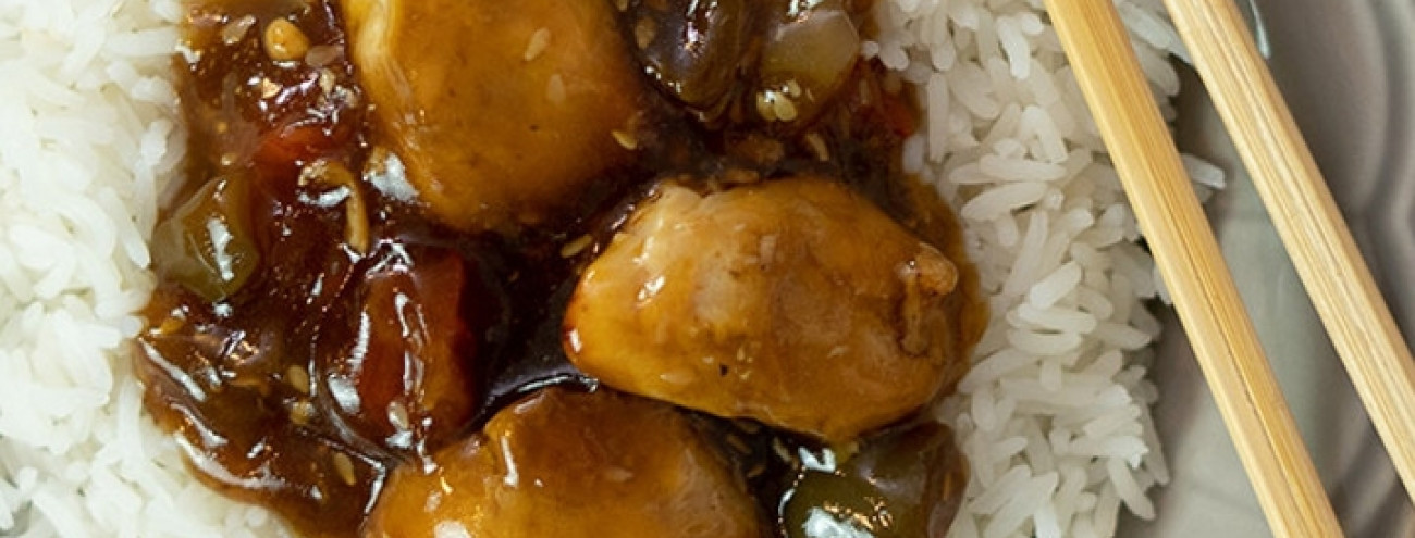 FRANGO COM MOLHO TERIYAKI