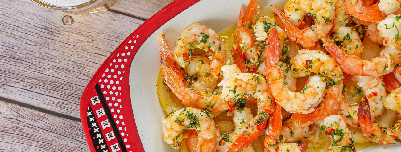 GAMBAS NO FORNO
