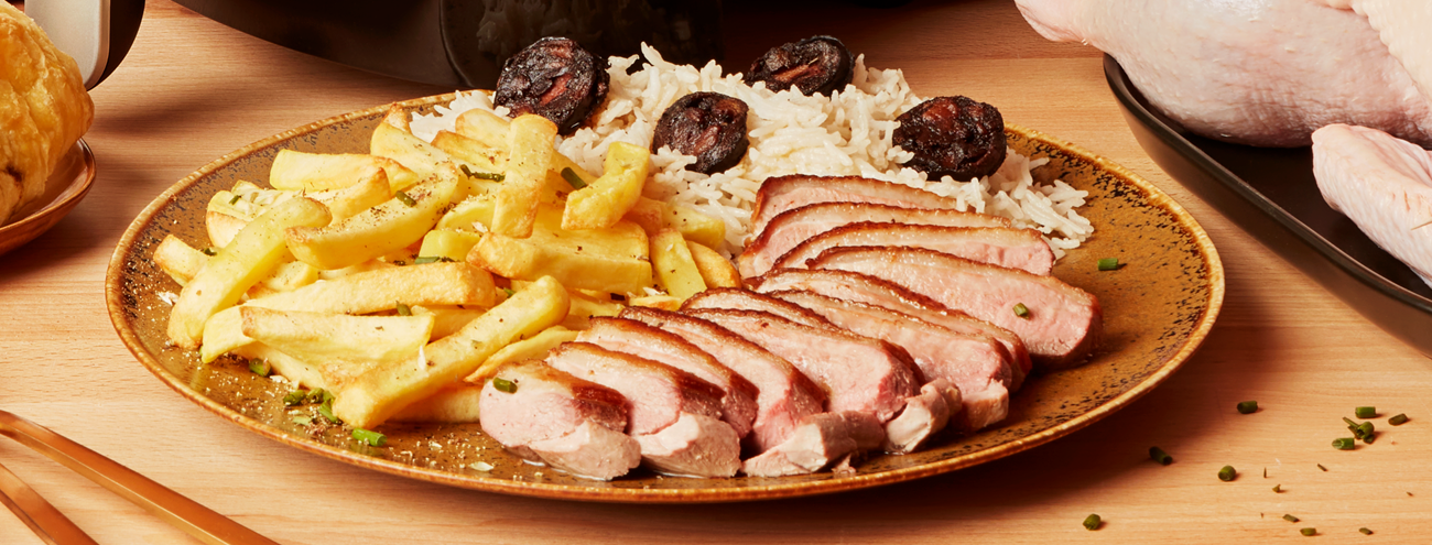 PEITO DE PATO CROCANTE NA AIR FRYER
