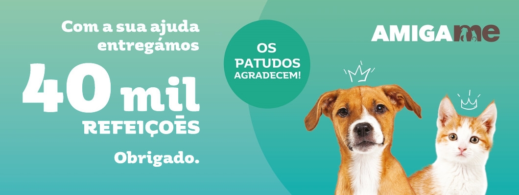 40 mil refeições doadas a animais carenciados