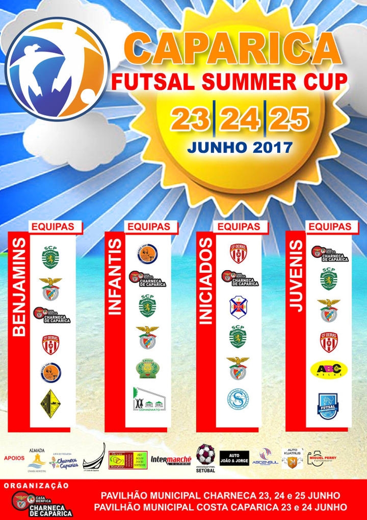 Caparica FutSal Summer Cup: cartaz 2017