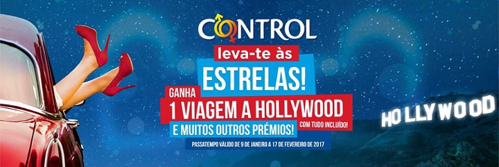 Viagem a Hollywood com a Control - campanha Dia dos namorados 2017