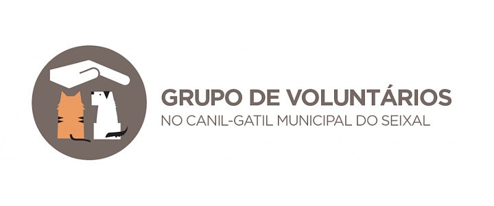 Grupo de voluntários no canil-gatil municipal do Seixal