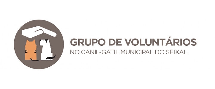 Grupo de voluntários no canil-gatil municipal do Seixal