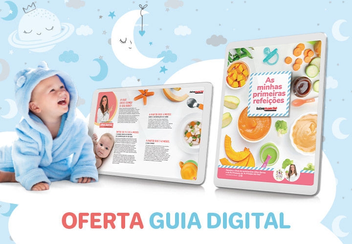 Oferta de Guia Digital para os primeiros dias do seu bebé