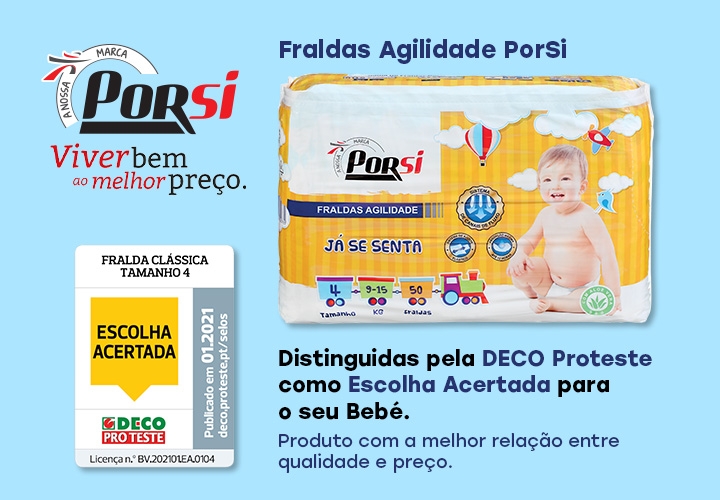 Foram distinguidas pela DECO Proteste como Escolha Acertada para o seu bebé, como produto com a melhor relação qualidade/preço. Conforto, proteção de noite ...