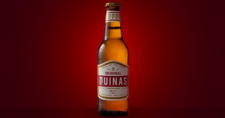 Para consolidação da marca Quinas no mercado nacional, mais uma insígnia aposta na nova cerveja...