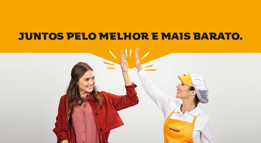 Juntos à mesa, no campo e nos mares, juntos de norte a sul do país, juntos por si! Vamos começar o ano juntos porque o melhor de nós é o melhor para todos! Memorize bem este gesto #highfive #dacamaiscinco #juntospelomelhoremaisbarato