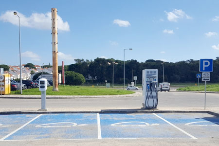 Posto de carregamento para veículos eléctricos